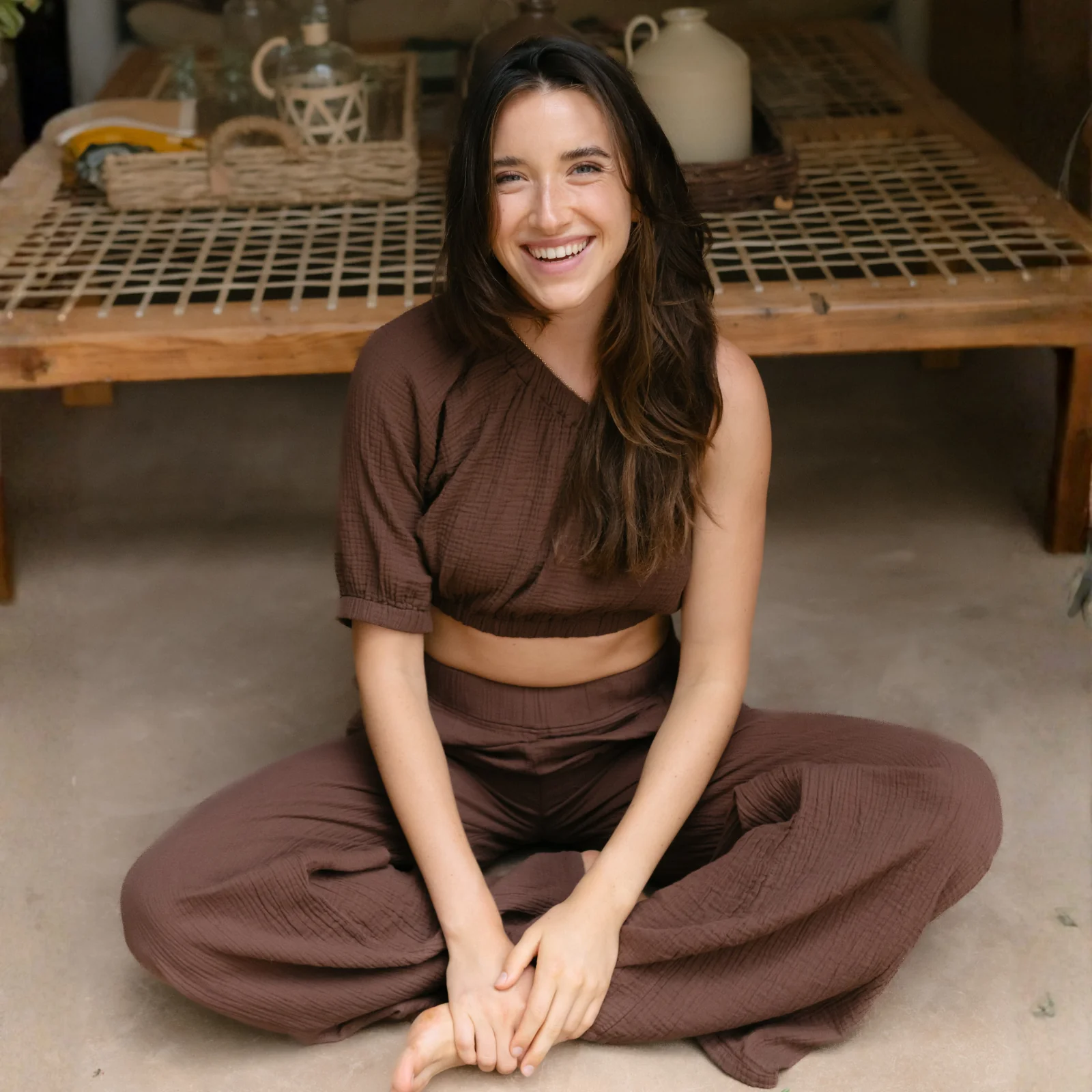 Musselin Palazzo Hose Nilla - Image 3