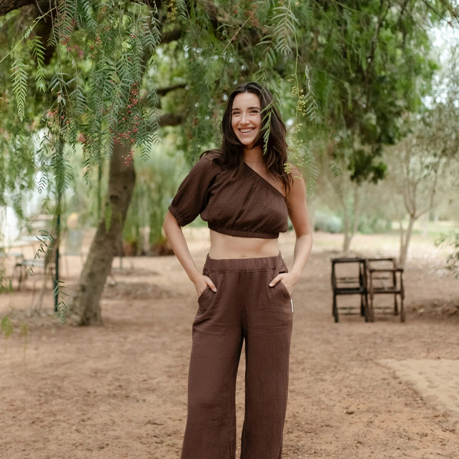 Musselin Palazzo Hose Nilla - Image 6