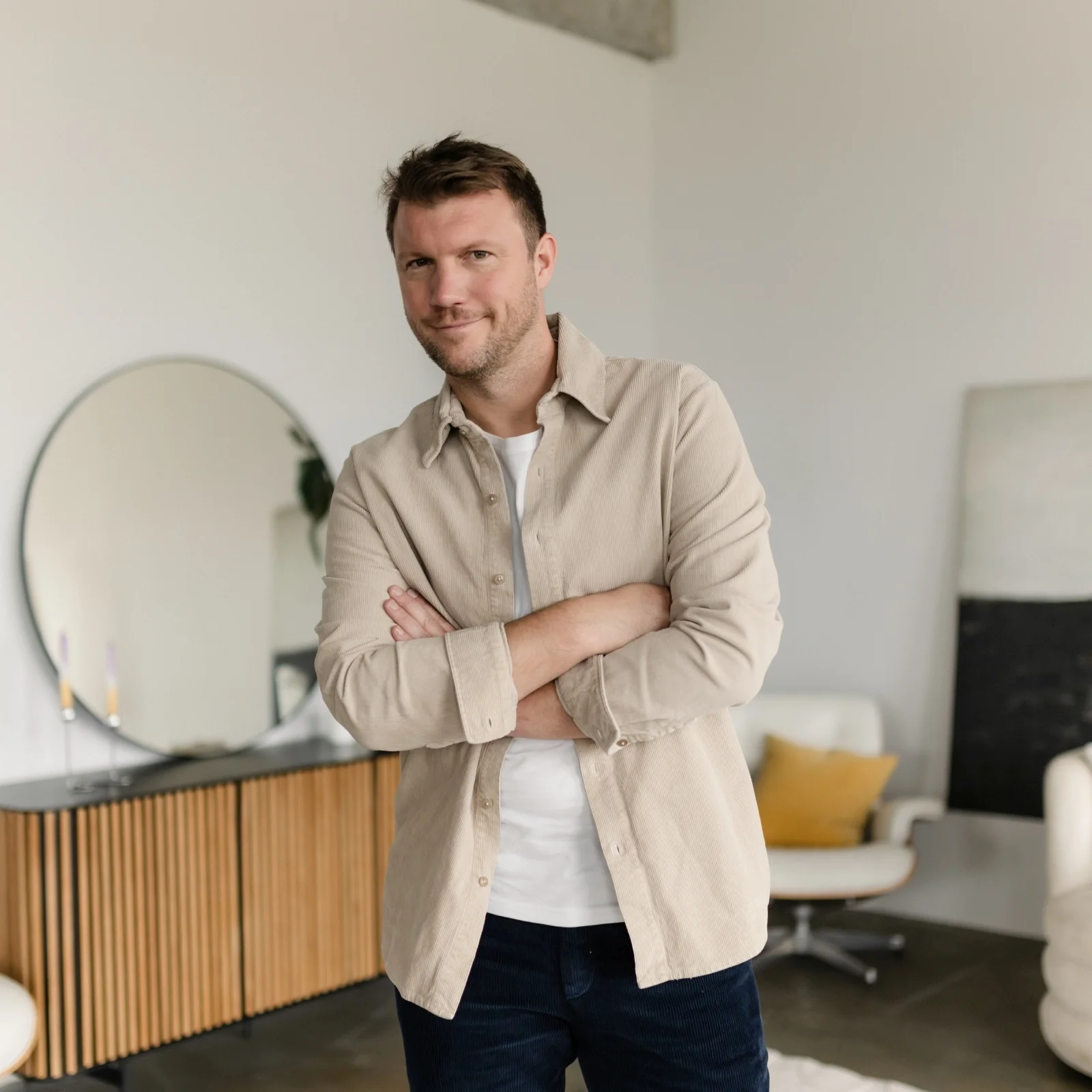 Herren Cord Hemd Emil - Image 5