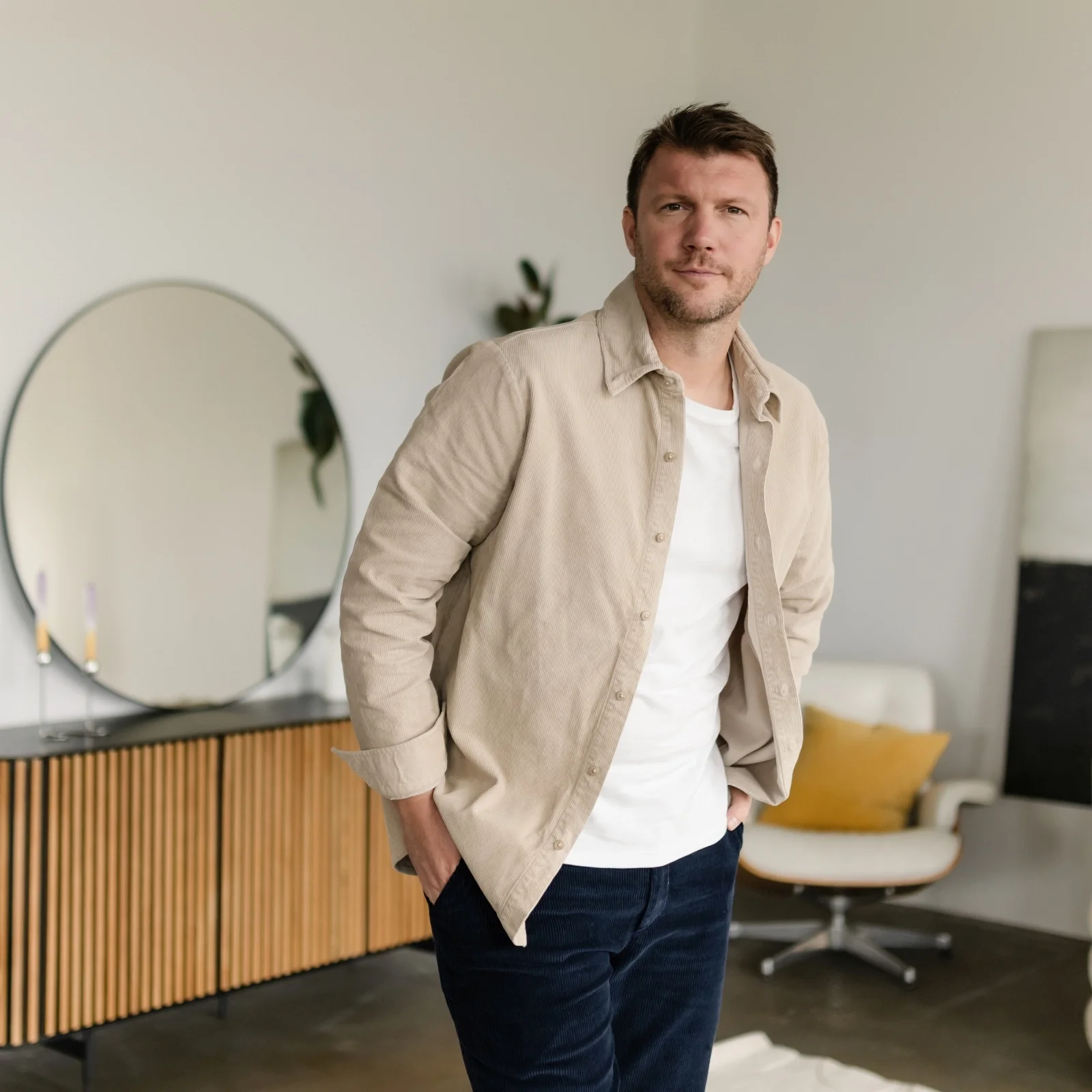 Herren Cord Hemd Emil - Image 9