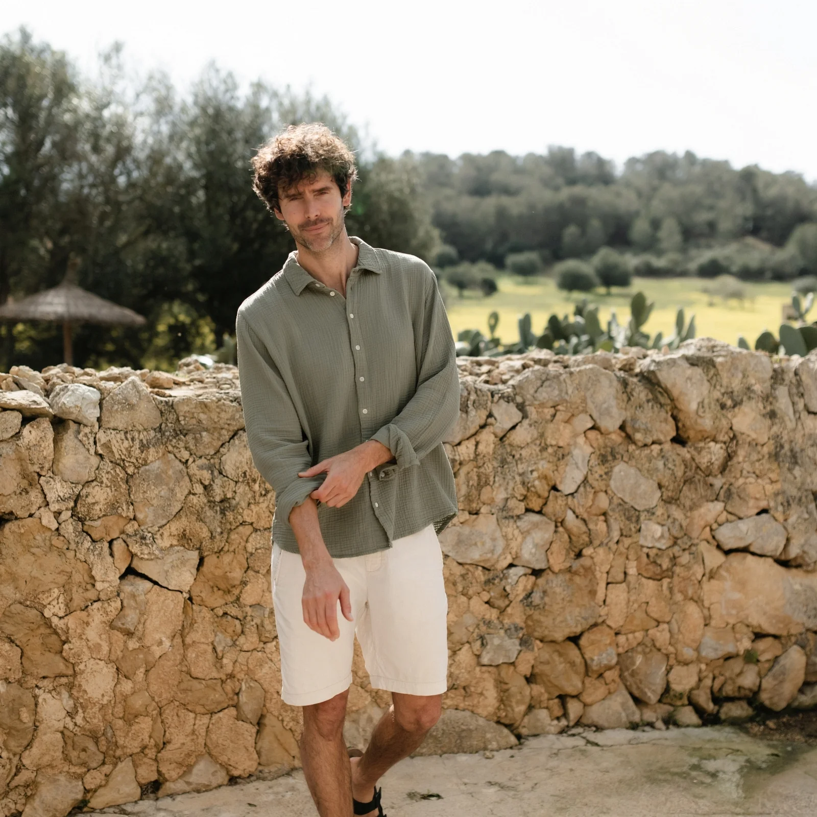 Herren Musselin Hemd Lias - Image 15