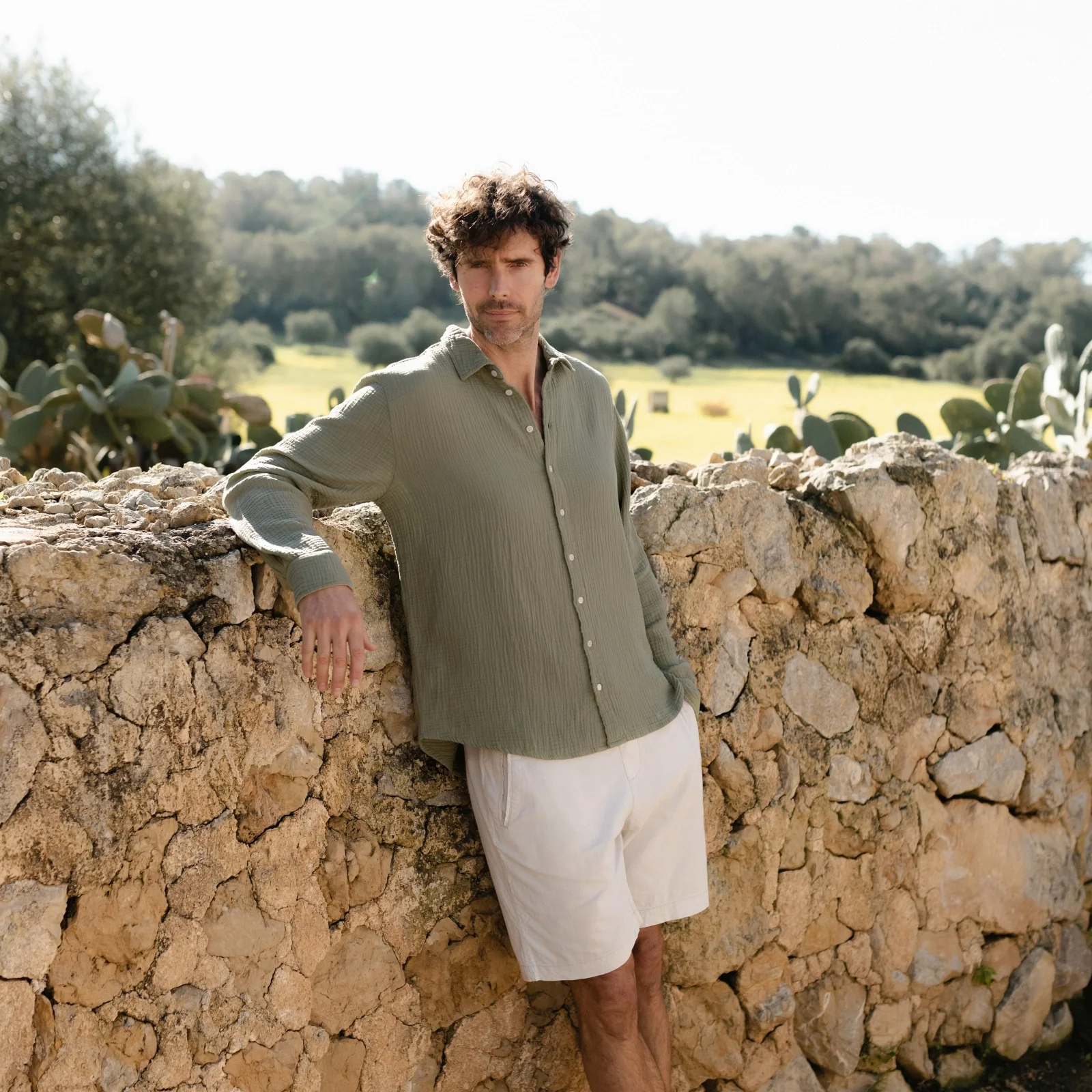 Herren Musselin Hemd Lias - Image 24