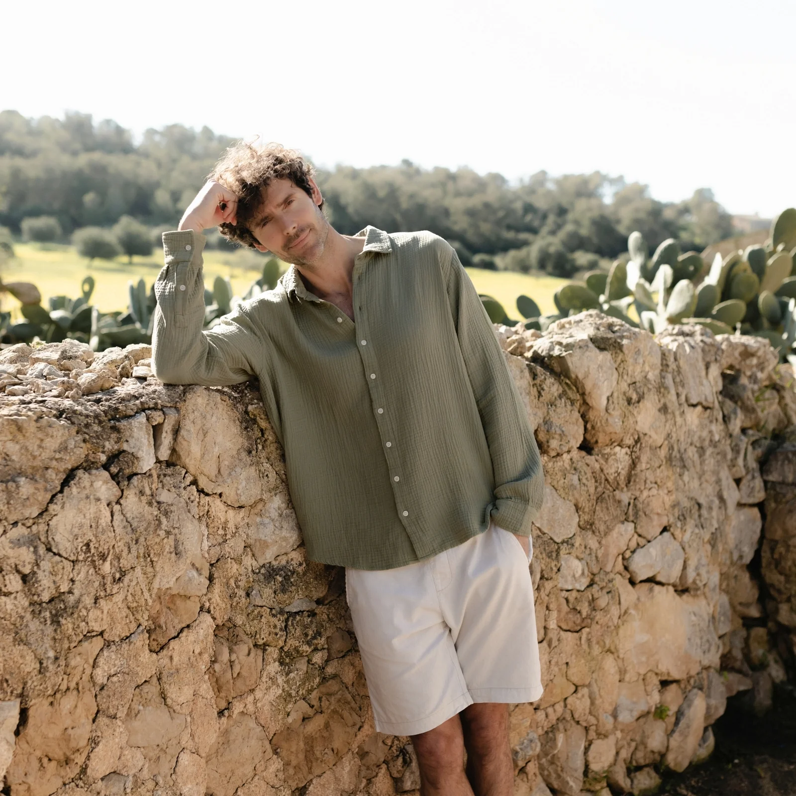 Herren Musselin Hemd Lias - Image 25