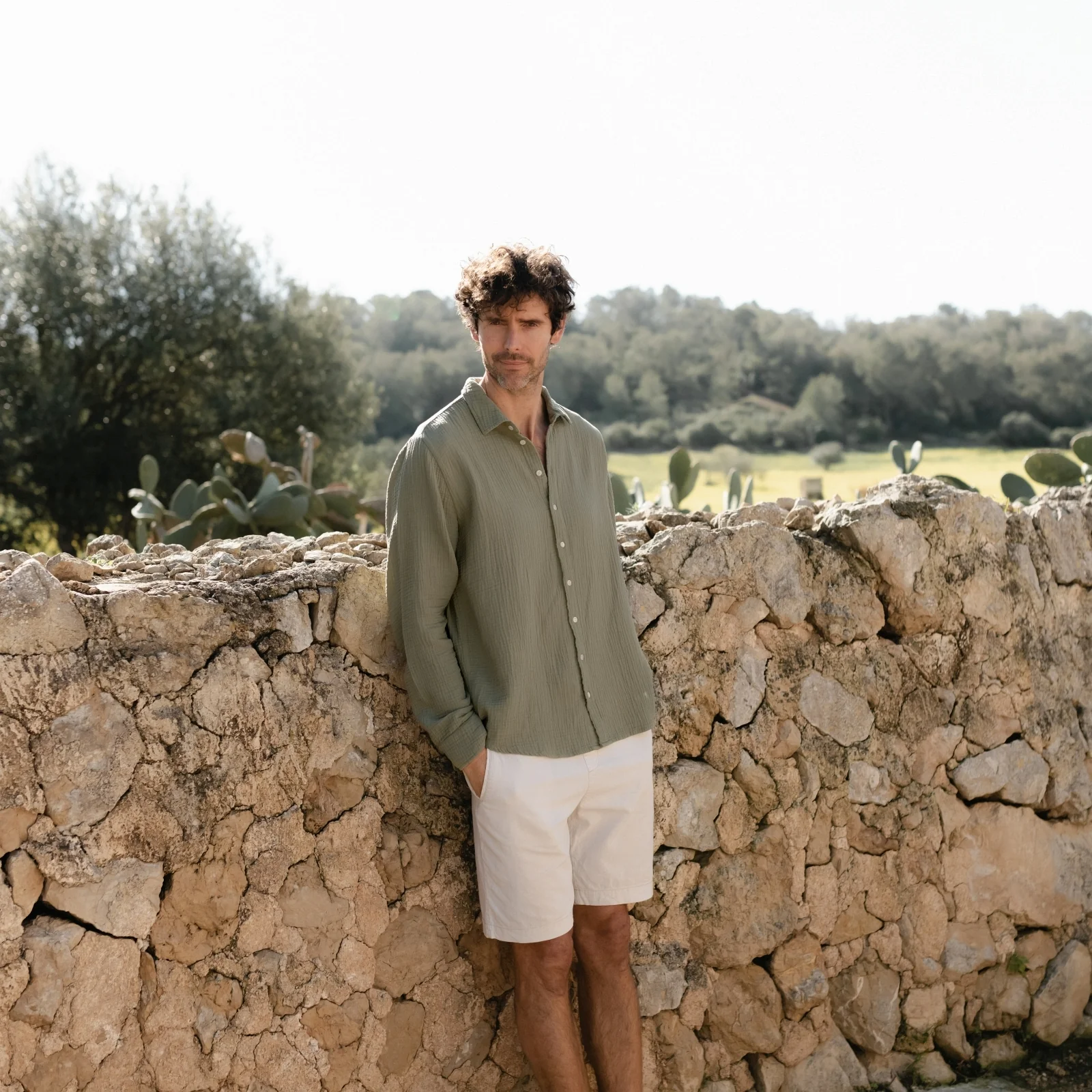 Herren Musselin Hemd Lias - Image 26