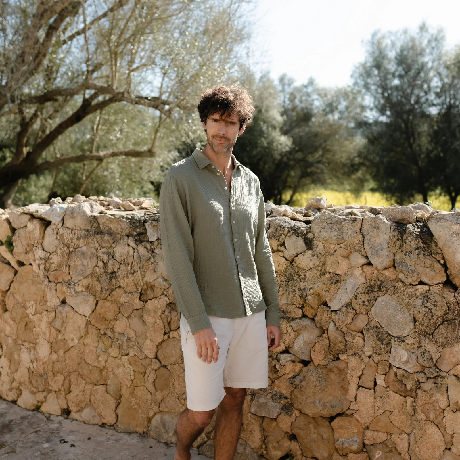 Herren Musselin Hemd Lias - Image 28