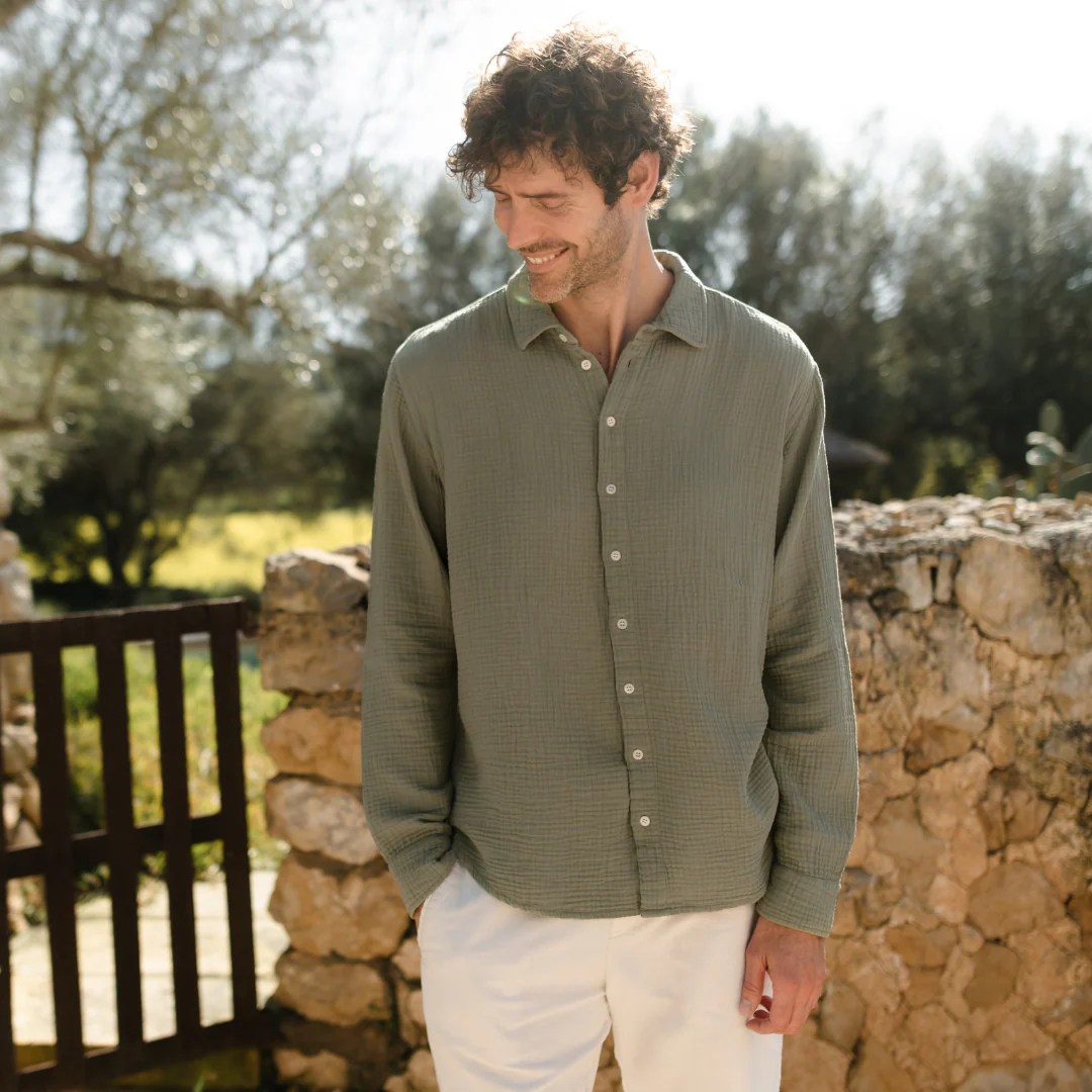 Herren Musselin Hemd Lias - Image 29