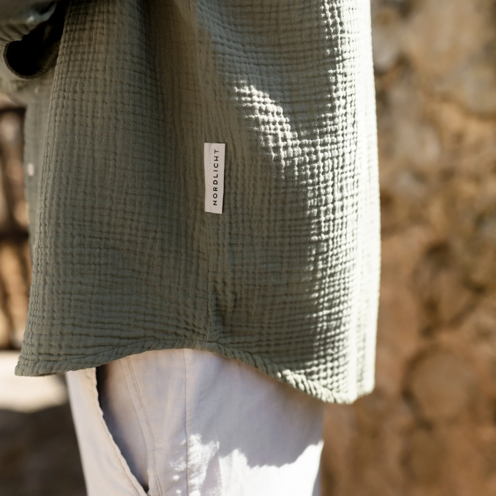 Herren Musselin Hemd Lias - Image 9