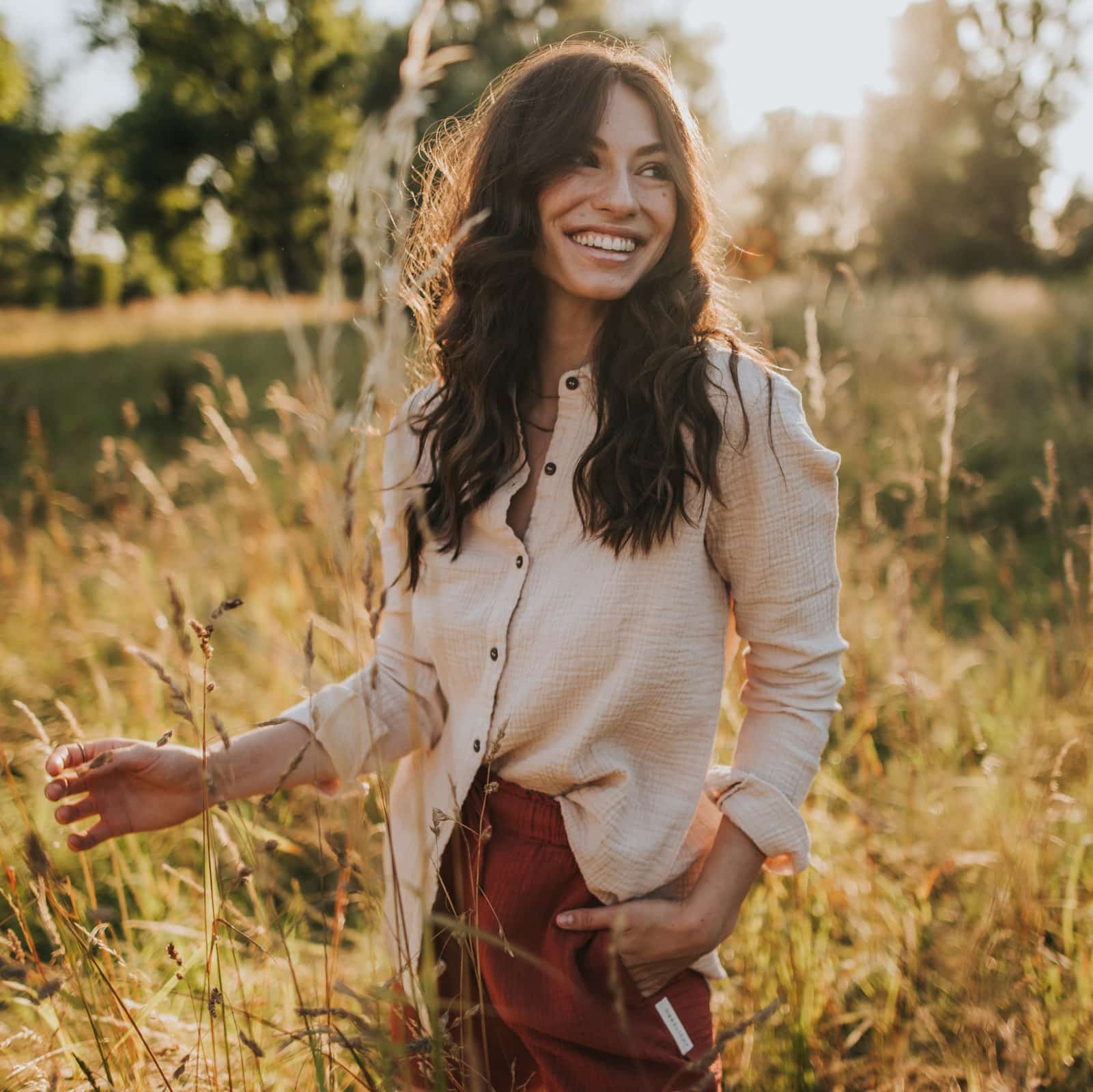 Musselin Bluse Fenja - Image 4