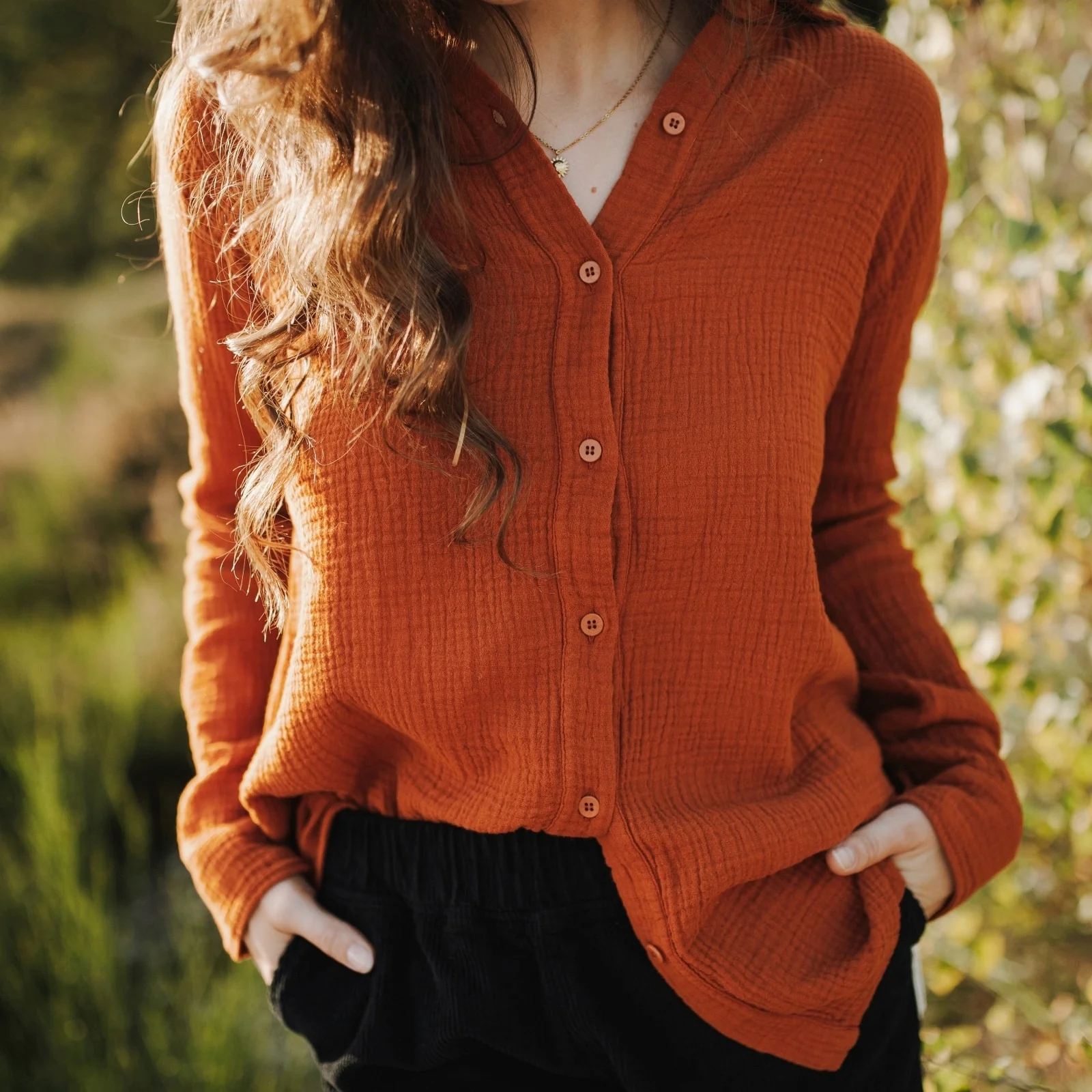 Musselin Bluse Fenja - Image 14