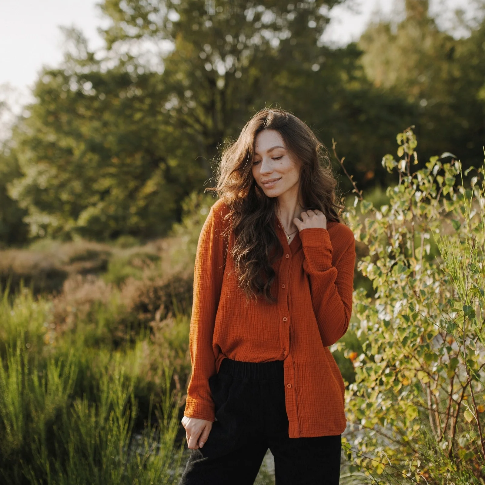 Musselin Bluse Fenja - Image 5