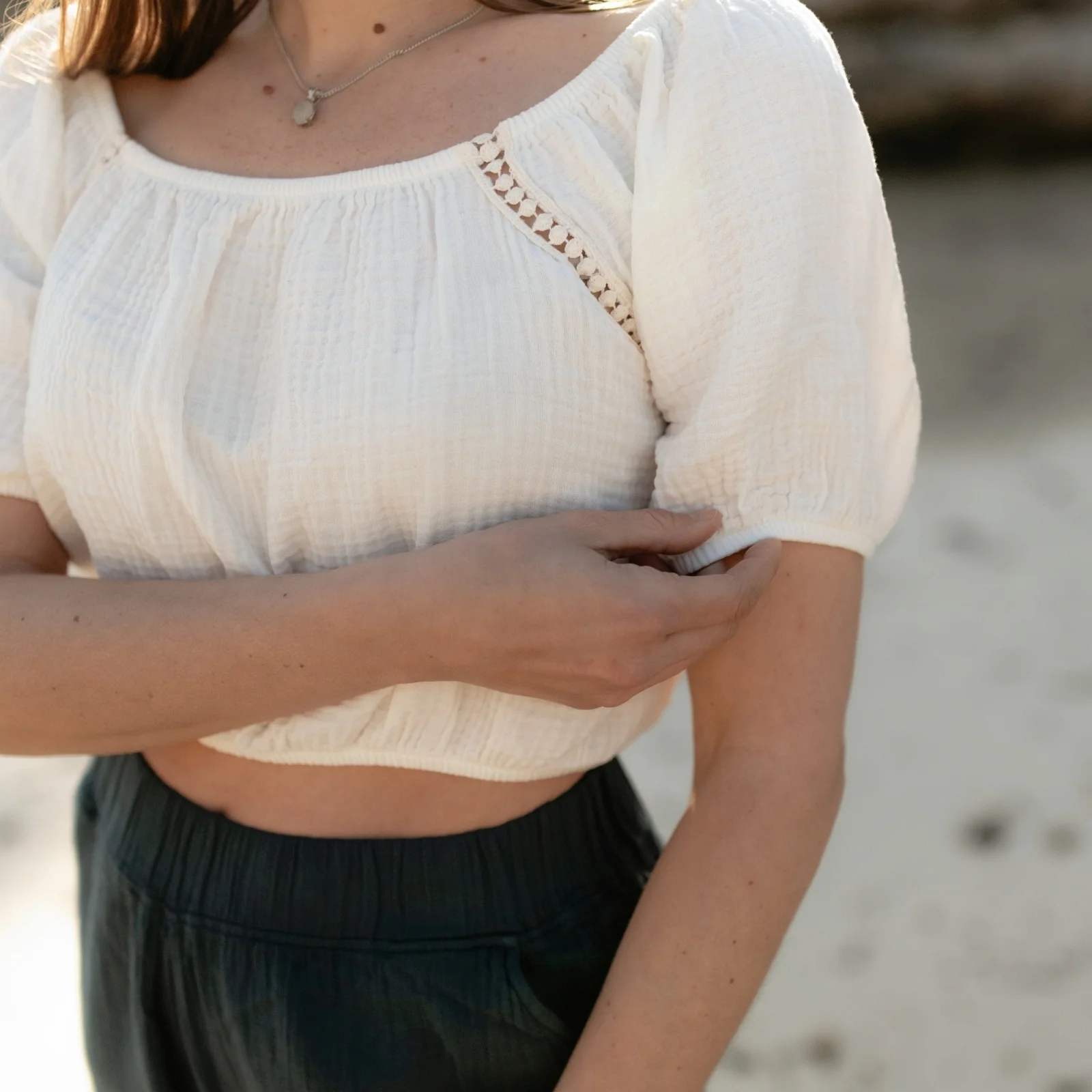 Musselin Crop Top Mailin - Image 15