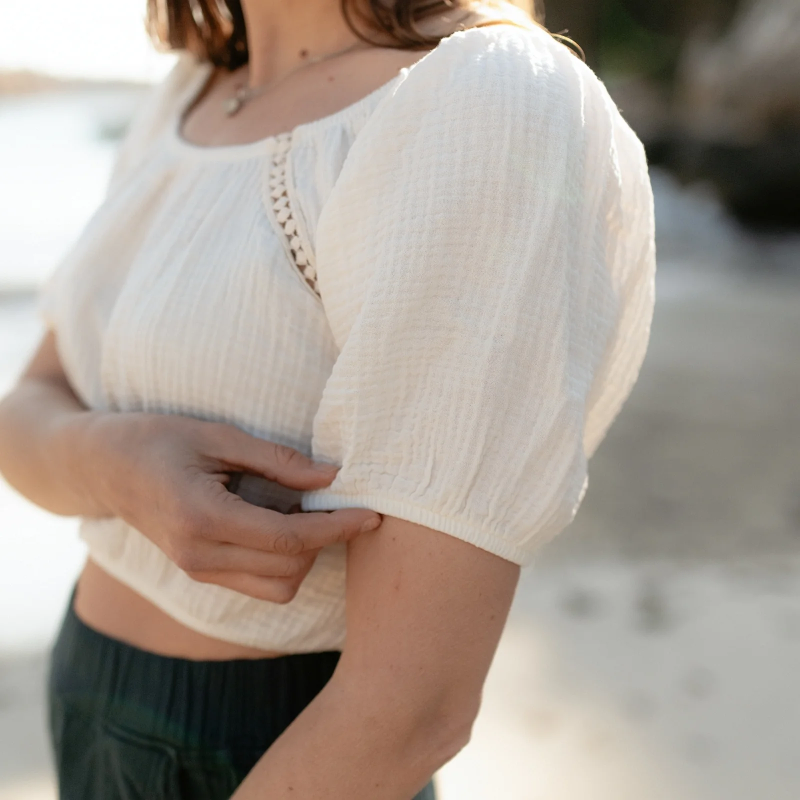 Musselin Crop Top Mailin - Image 16