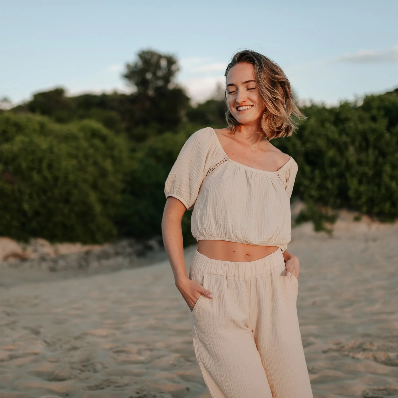 Musselin Crop Top Mailin - Image 9