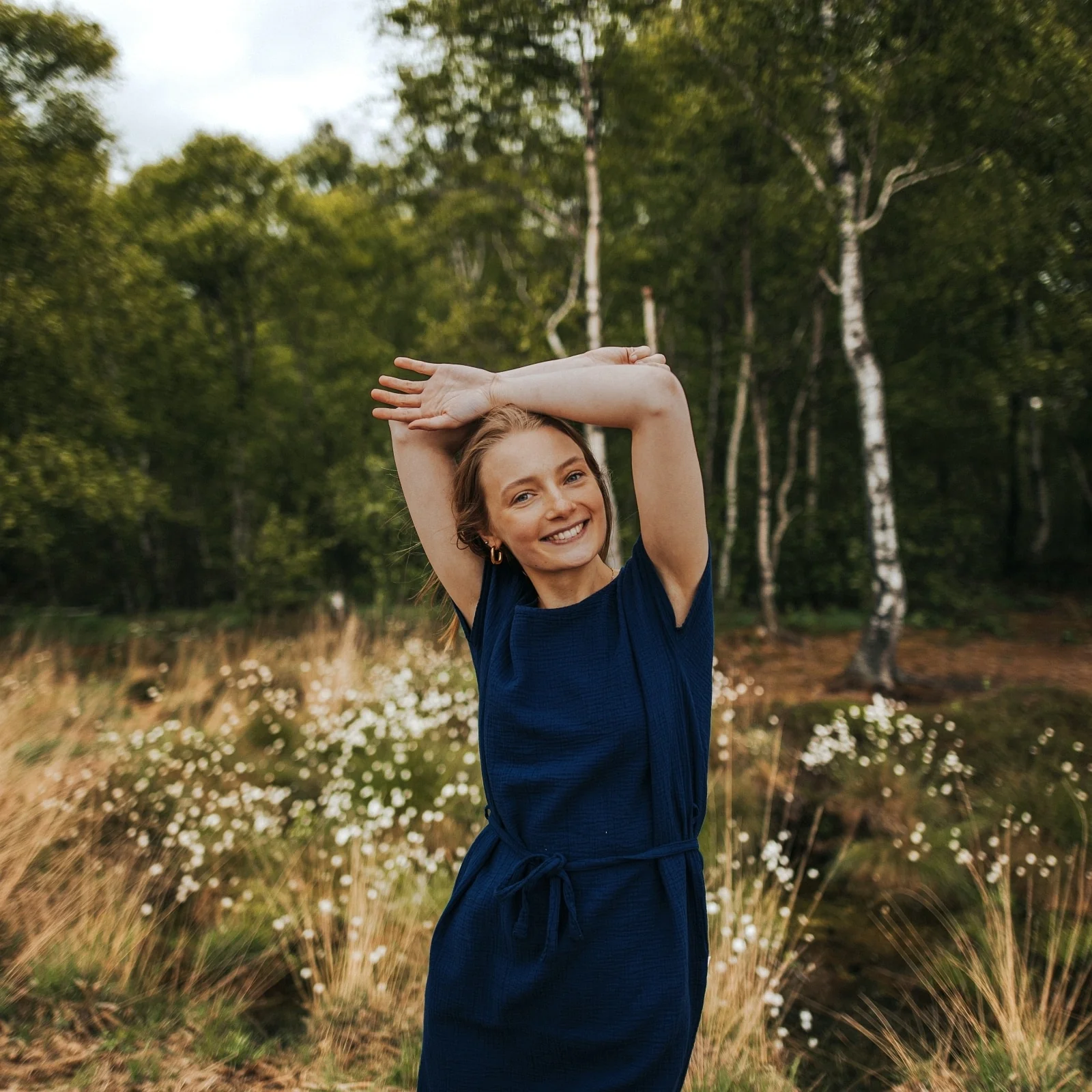 Musselin Kleid Elin - Image 7