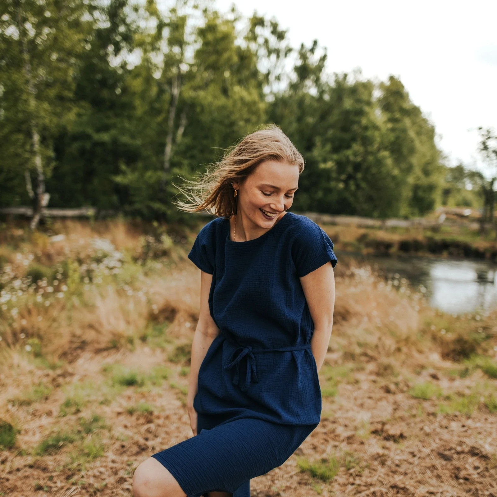 Musselin Kleid Elin - Image 8