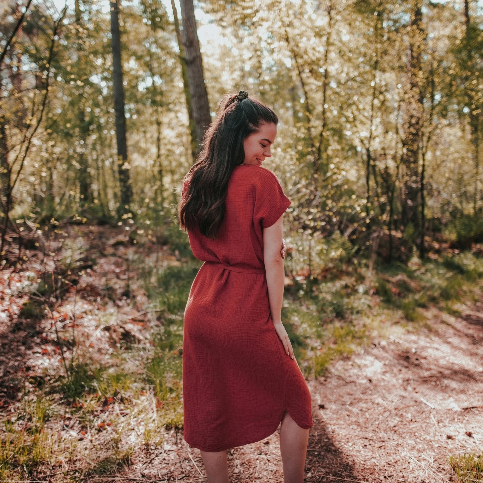 Musselin Kleid Elin - Image 8