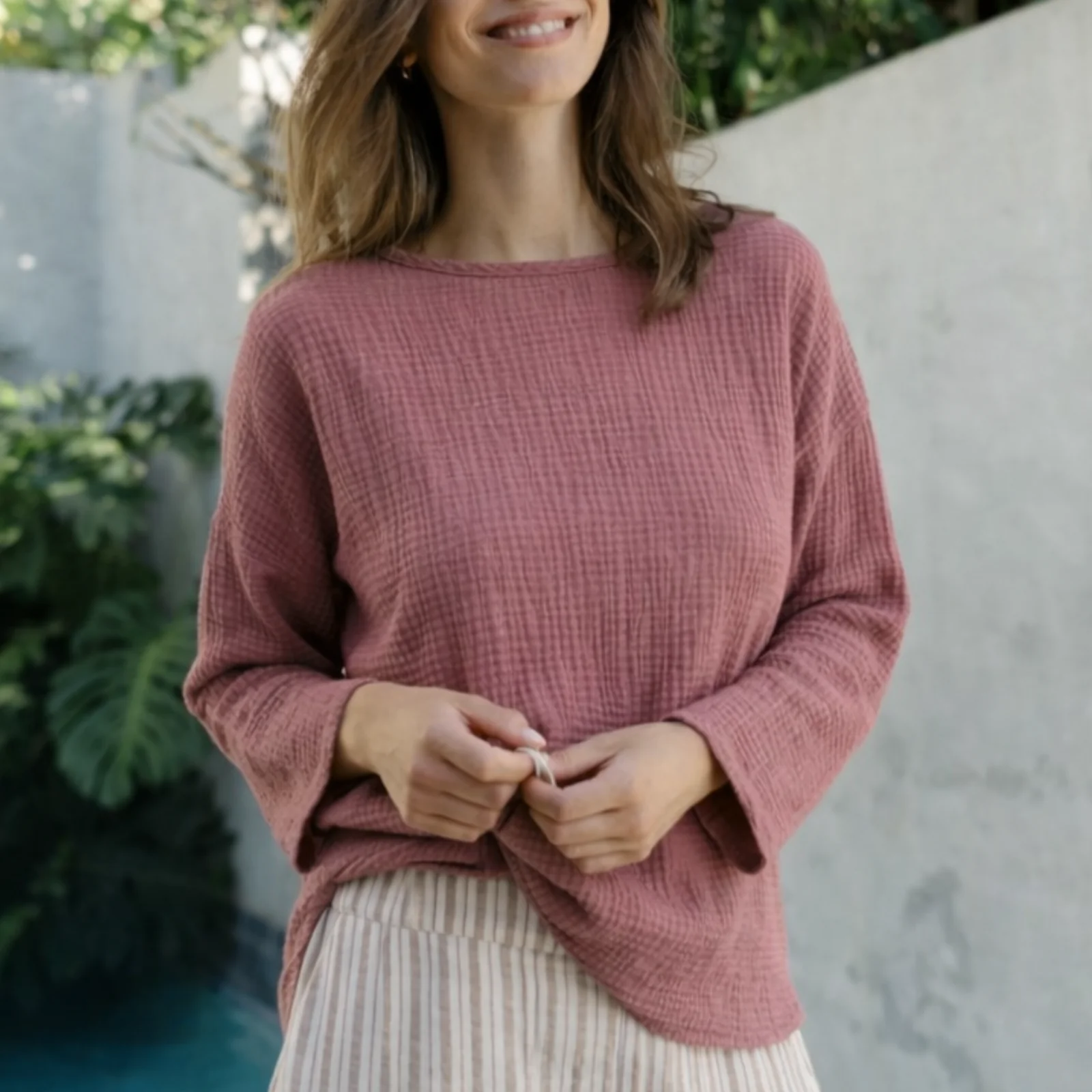 Musselin Langarmshirt Ilvy - Image 3