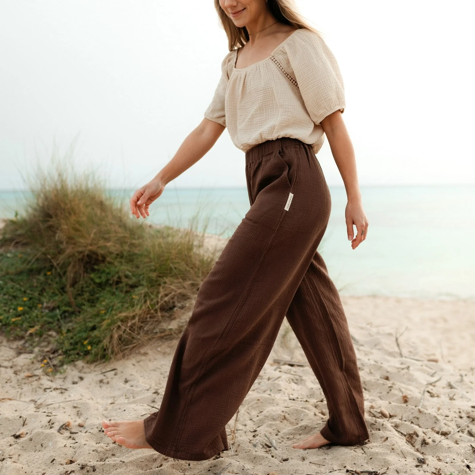 Musselin Palazzo Hose Nilla - Image 13