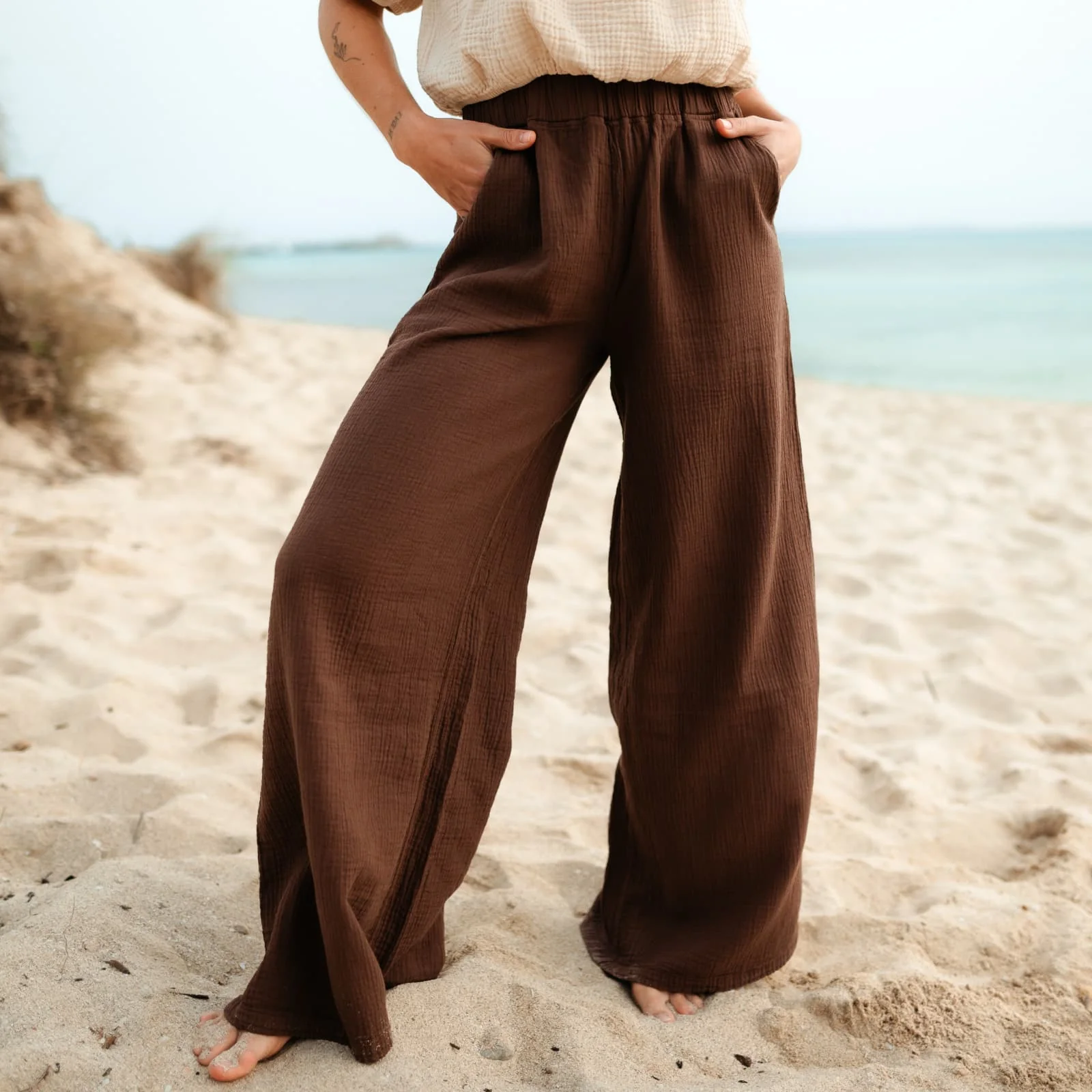 Musselin Palazzo Hose Nilla - Image 9