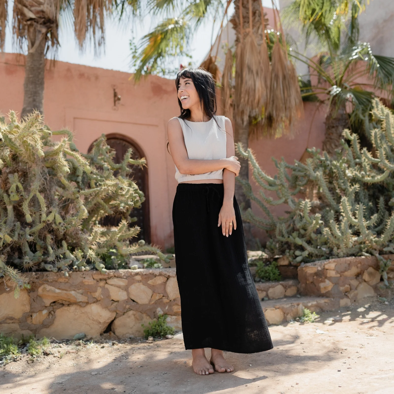 Musselin Crop Top Marie - Image 26