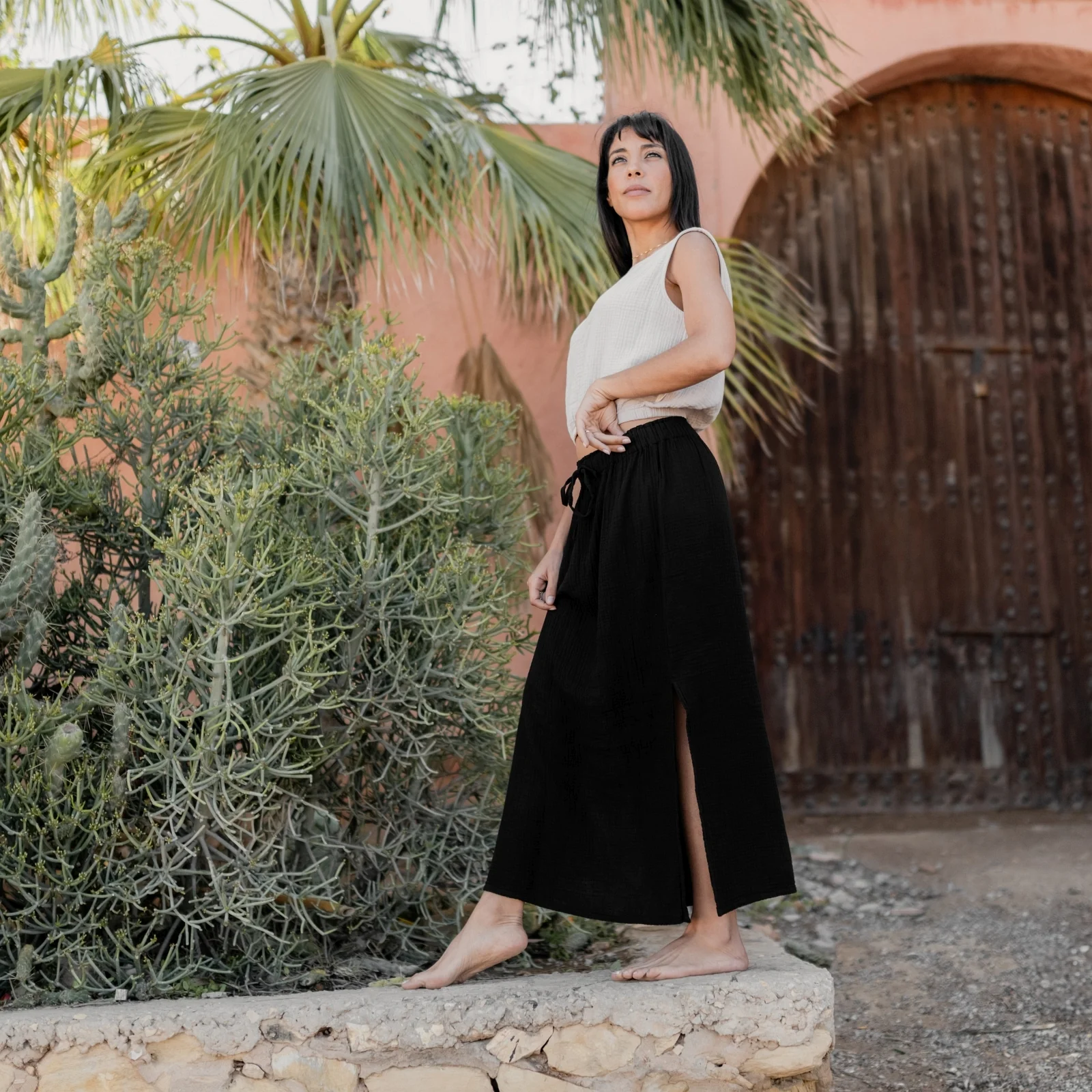 Musselin Crop Top Marie - Image 23