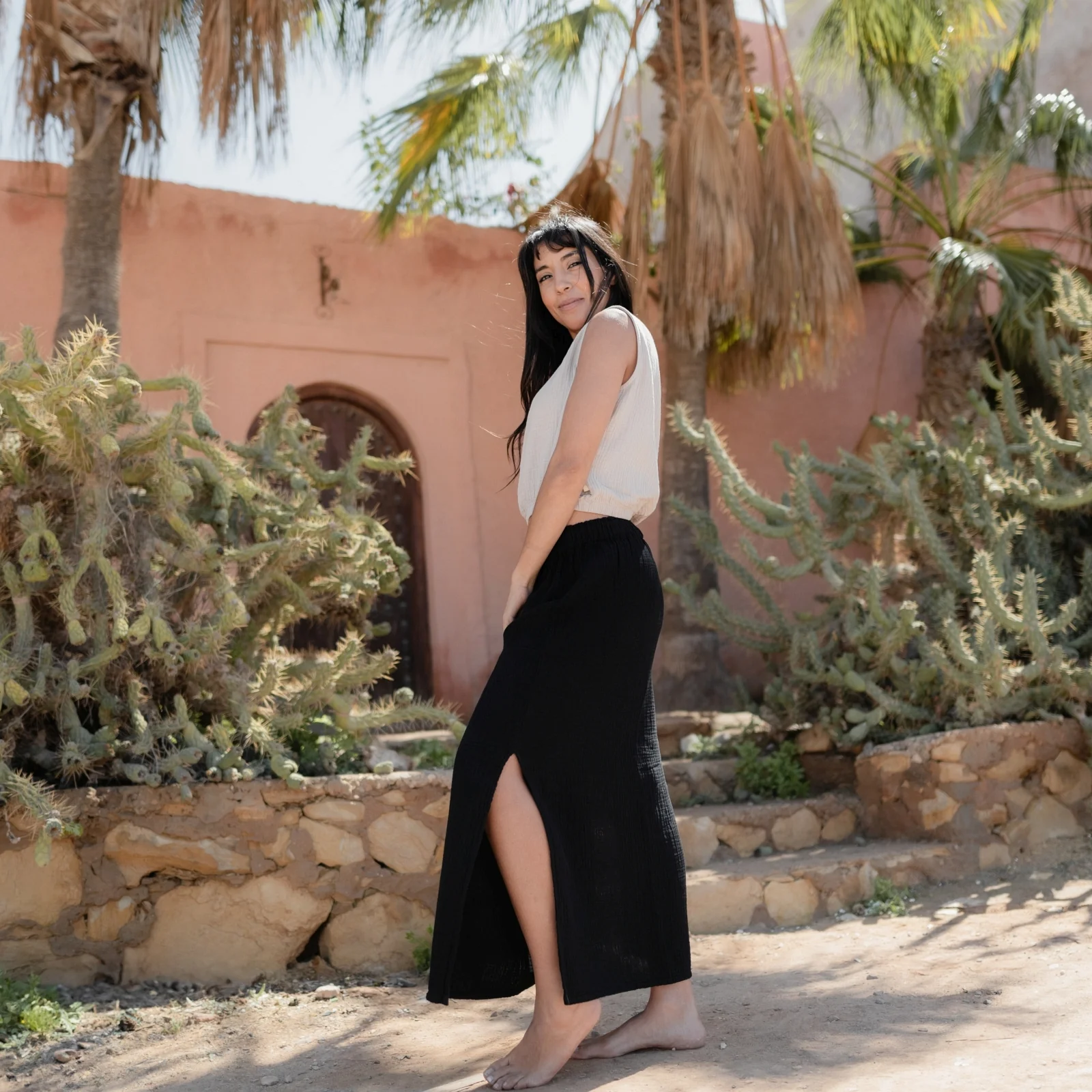 Musselin Crop Top Marie - Image 25