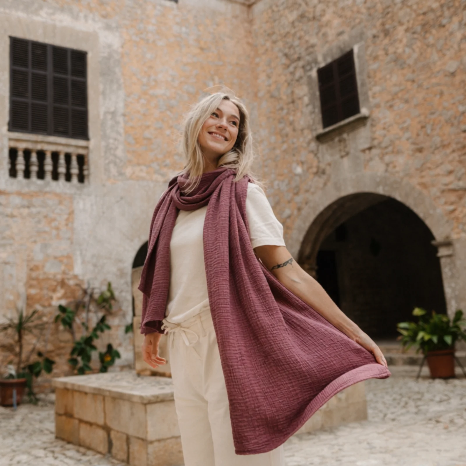 Musselin Schal - Image 3