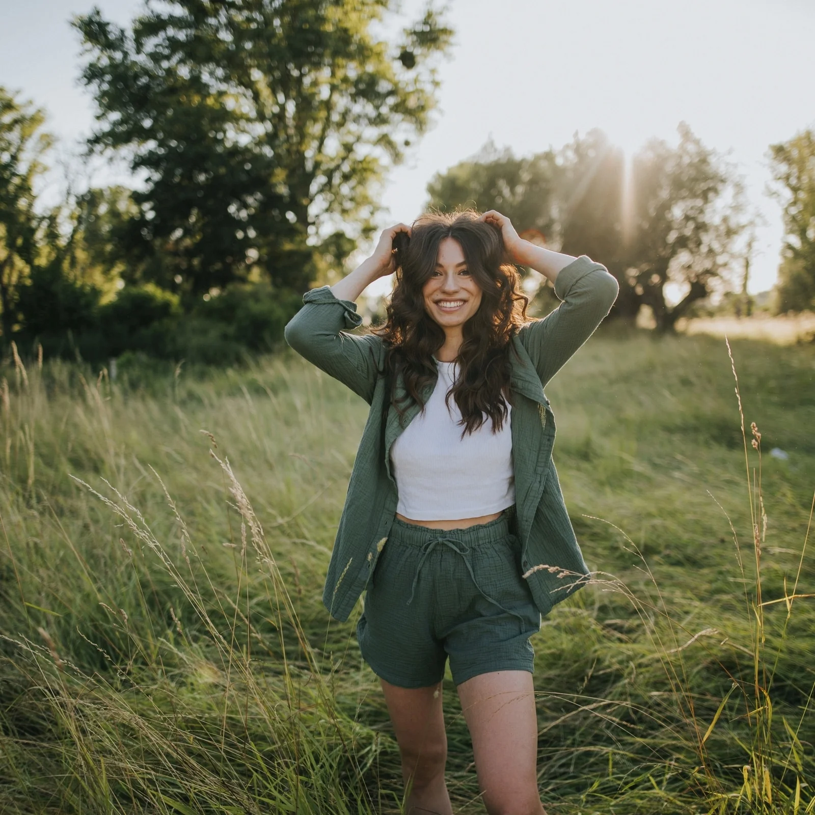 Musselin Shorts Leja - Image 9