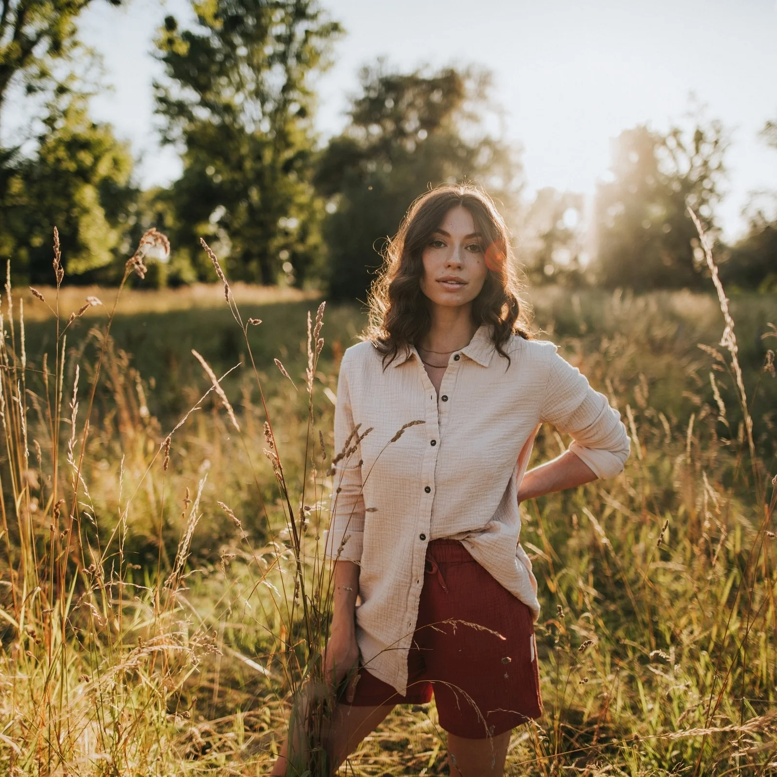 Musselin Shorts Leja - Image 5