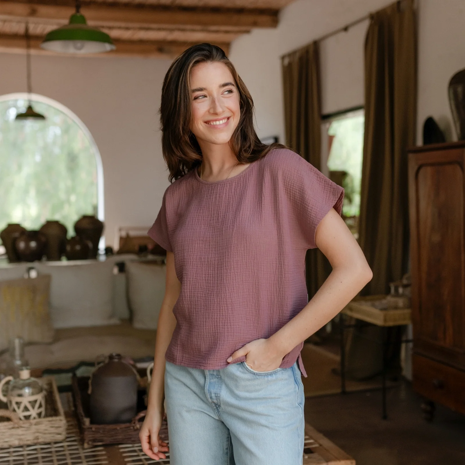 Musselin T-Shirt Ida - Image 3