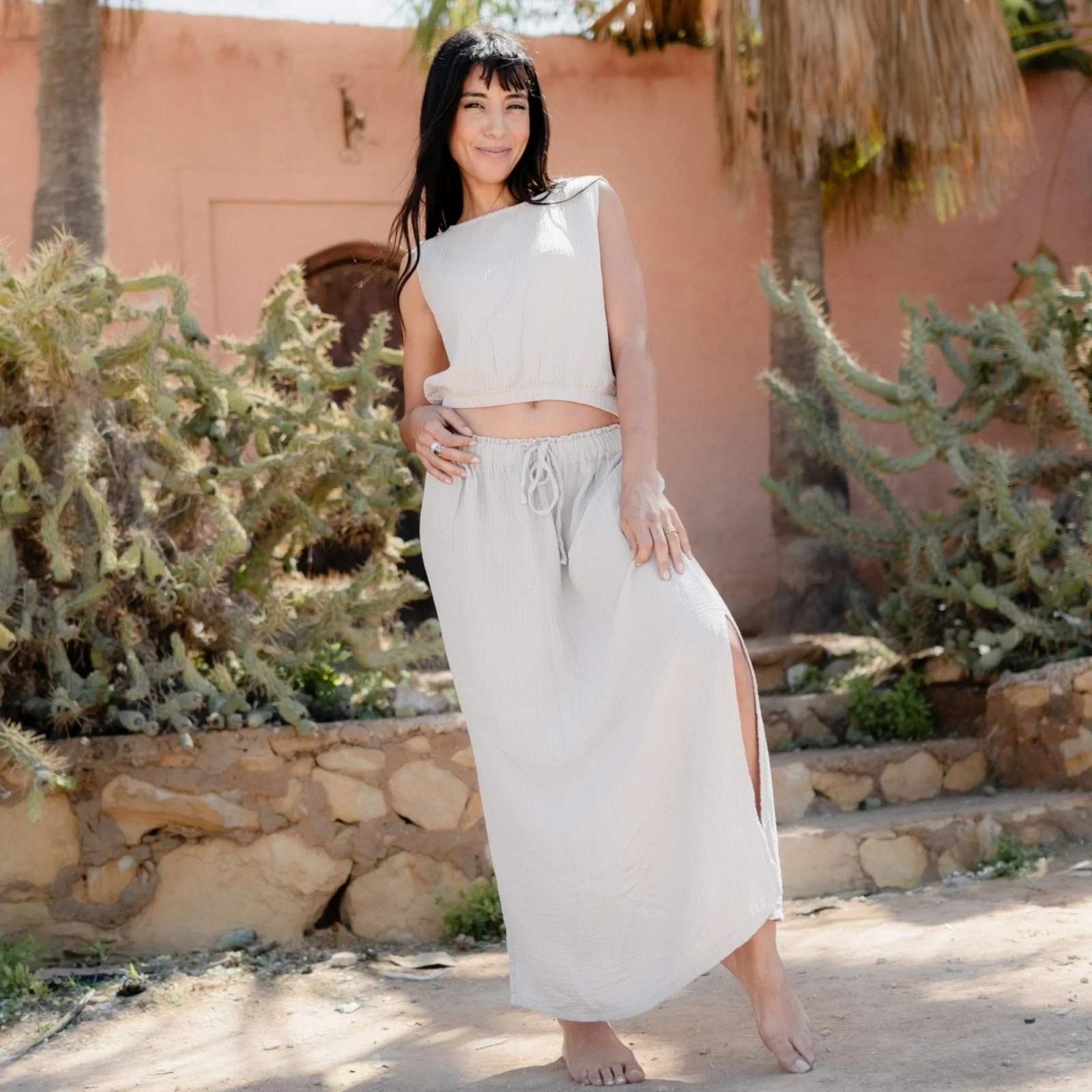 Musselin Crop Top Marie - Image 20