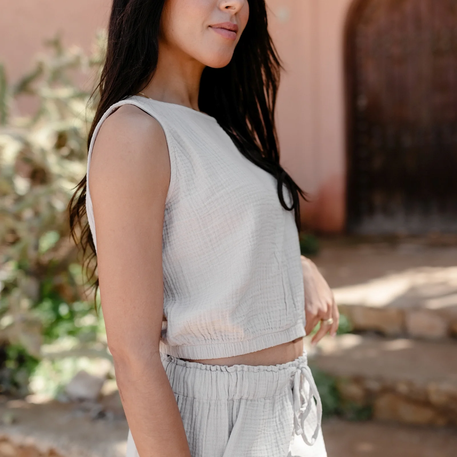 Musselin Crop Top Marie - Image 3