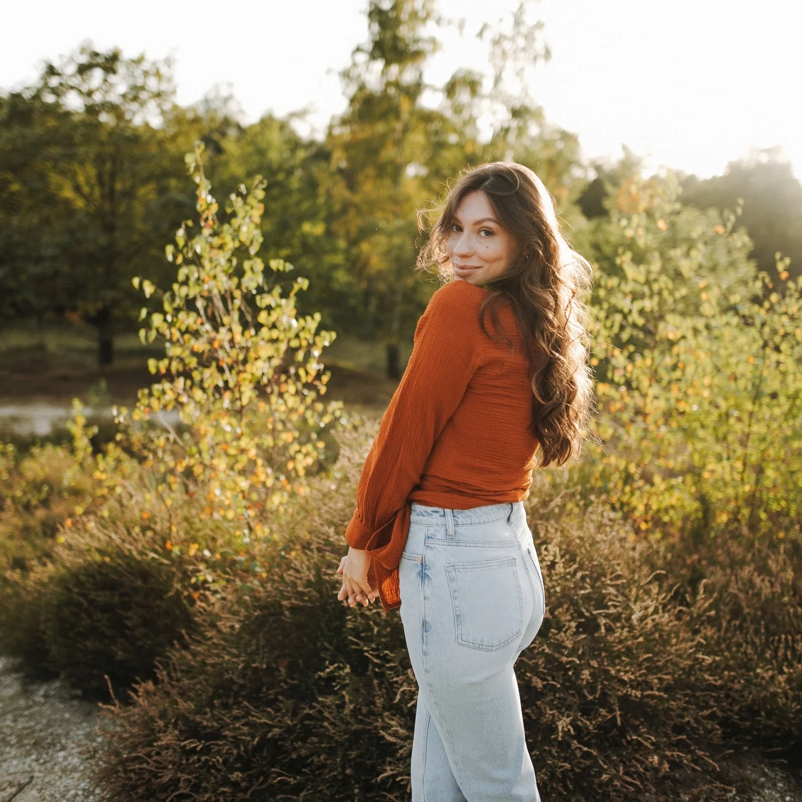 Musselin Wickelbluse Freda - Image 4