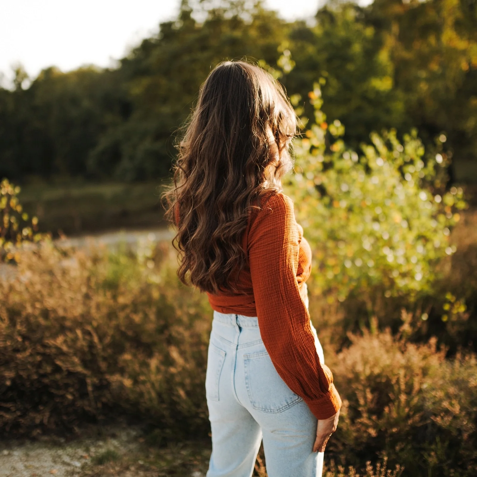 Musselin Wickelbluse Freda - Image 7