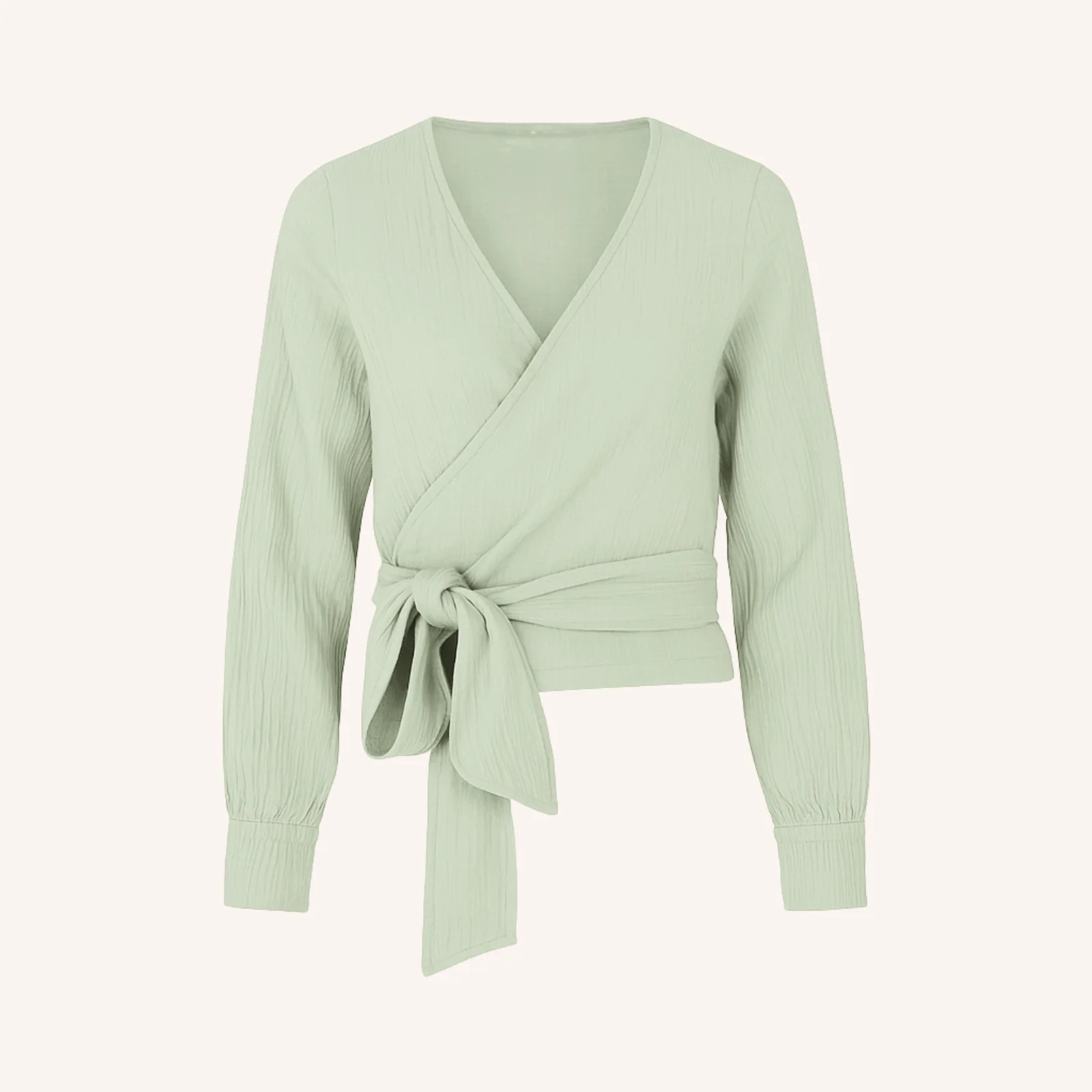 Musselin Wickelbluse Freda - Image 3